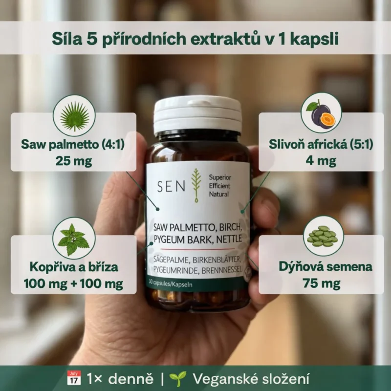 Saw palmetto, slivoň africká